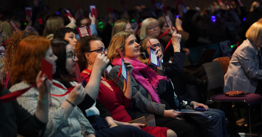 Women trade unionists make their voices heard at UNI Europa’s 7th Women’s Conference in Belfast